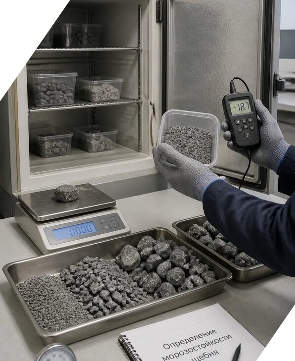 Определение морозостойкости щебня в Нововоронеже от 3542 р. | ЭкспертизаРоссия