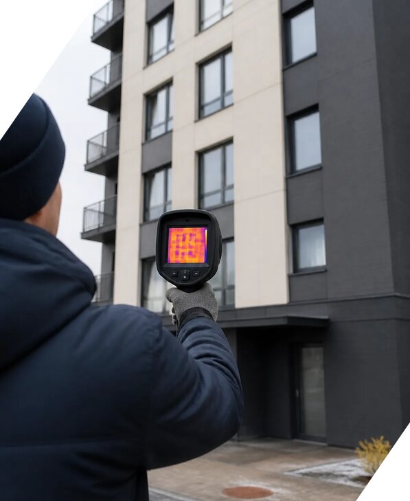 Тепловизионное обследование зданий в Нововоронеже от 5060 р. | ЭкспертизаРоссия