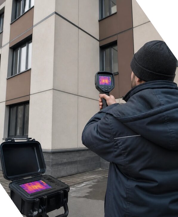 Тепловизионное обследование зданий и сооружений в Нововоронеже